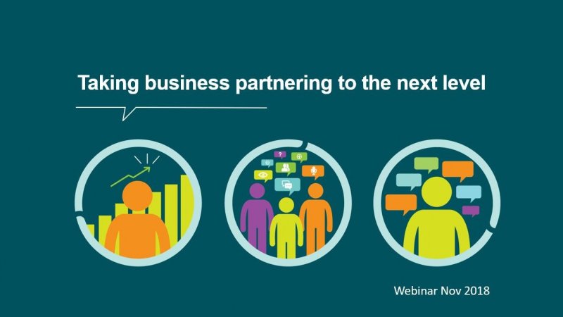 Webinar - Taking business partnering to the next level